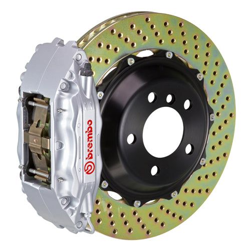 Brembo GT Brake System (Gold Calipers) - 4-Piston 326x30 mm (12.8) |  1-Piece Discs - FRONT