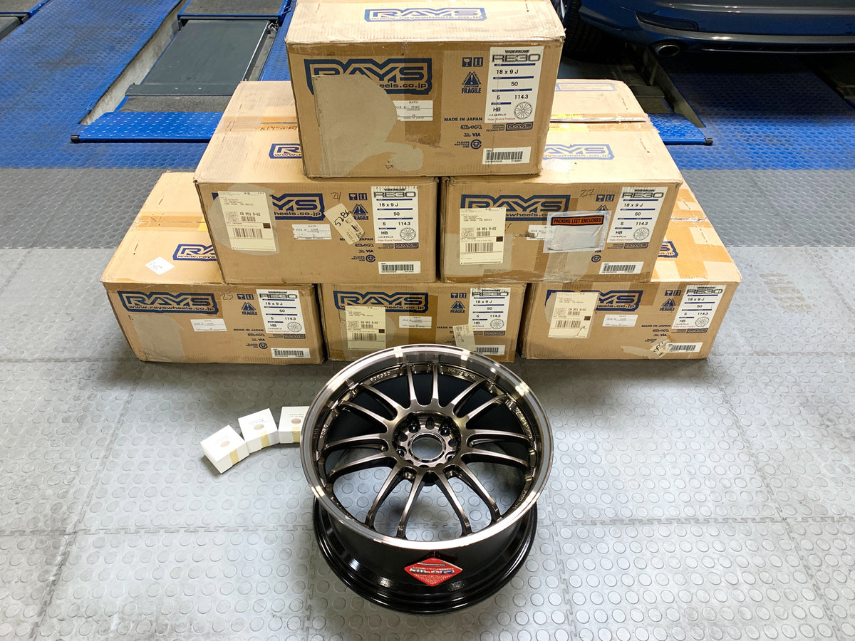 ＲＡＹＳ　ＲＥ３０　９．５Ｊ＋２２　ＴＥ３７ＳＬ　ＣＥ２８　ＺＥ４０　ニスモ　ＢＮＲ３４　ＢＮＲ３２　Ｓ１５　ＦＤ３Ｓ　ＣＴ9Ａ 17 Rays Volk Racing RE30 Forged 9J 10J CE28 TE37 RX7 S14 S15 Enkei