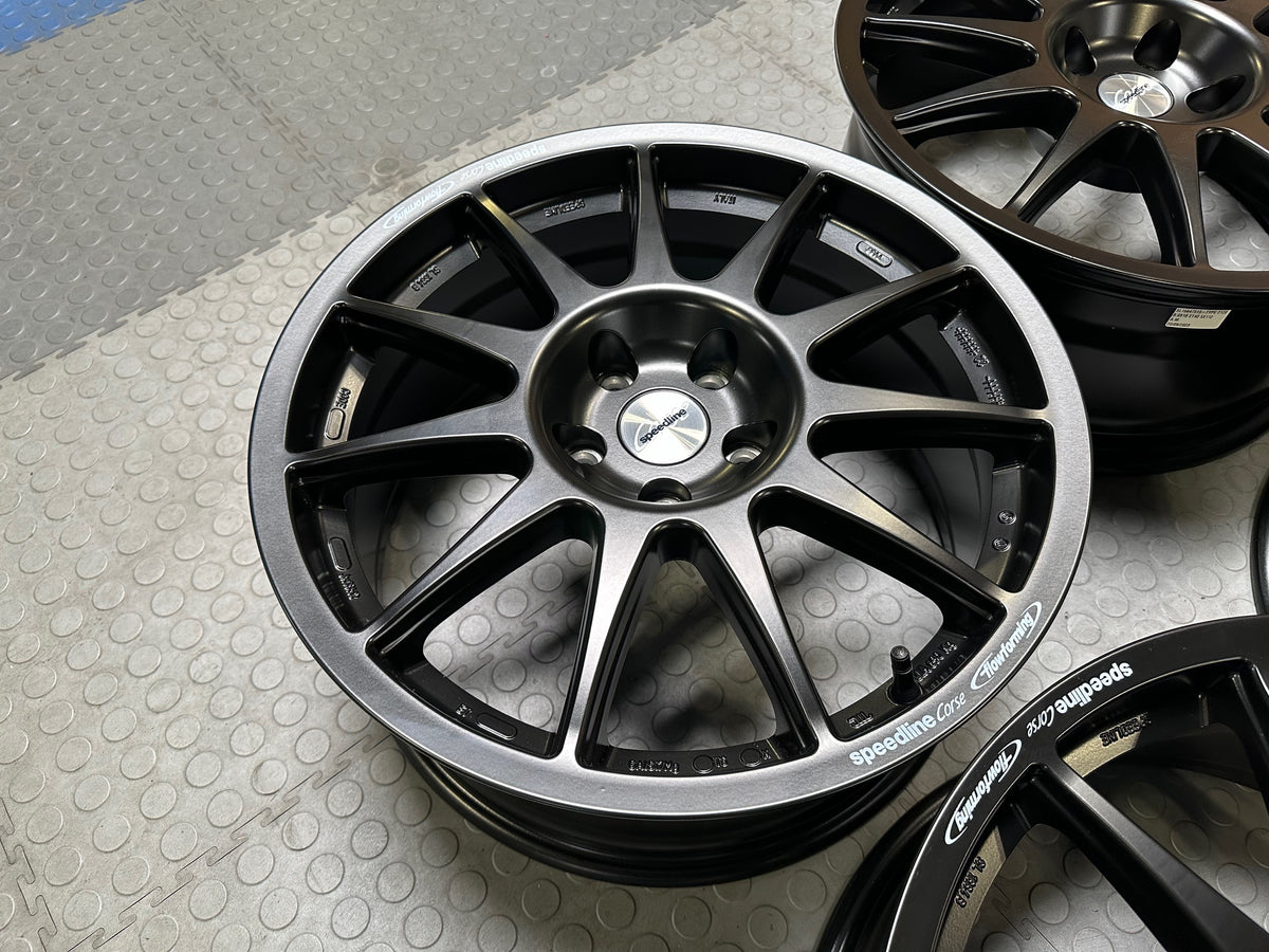 Demo Set - Speedline Turini for Mini F56 Fitment, 18x8, 5x100 Matte Bl ...