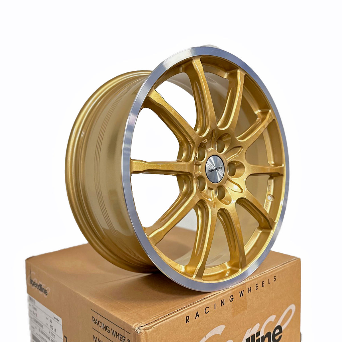 Speedline Corse SC1 Motorismo 19x8, 5x112, ET50, Racing Gold (Set of 4 ...