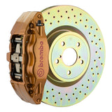 Brembo GT Brake System (Gold Calipers) - 4-Piston 326x30 mm (12.8") | 1-Piece Discs - FRONT