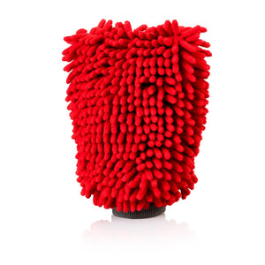 Jay Leno's Garage Microfiber Chenille Wash Mitt (Red)