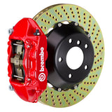 Brembo GT Big Brake System | (R) 4-Piston Monobloc Calipers | 345x28mm (13.6") 2-Piece Discs - REAR