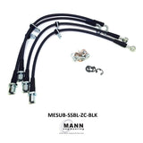Mann Engineering Stainless Steel Braided Brake Line Kit
