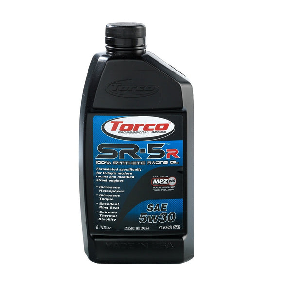TORCO SR-5R Synthetic Racing Oil, 5w30
