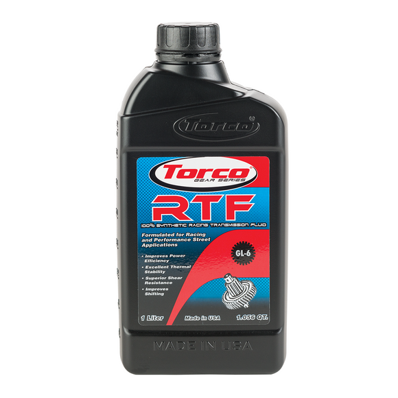 Torco RTF Racing Transmission Fluid (100% Synthetic)