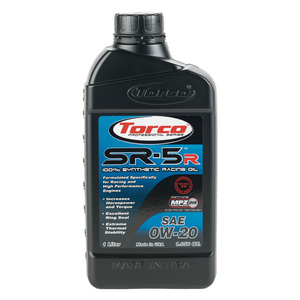 TORCO SR-5R Synthetic Racing Oil, 0w20 – Mann Engineering